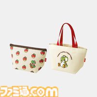 満腹になったヨッシーがかわいいトートバッグなど新商品がマイニンテンドーストアで発売。ヨッシーの保冷剤も同時発売。過去に発売されたタマゴ型キーケースもリニューアル