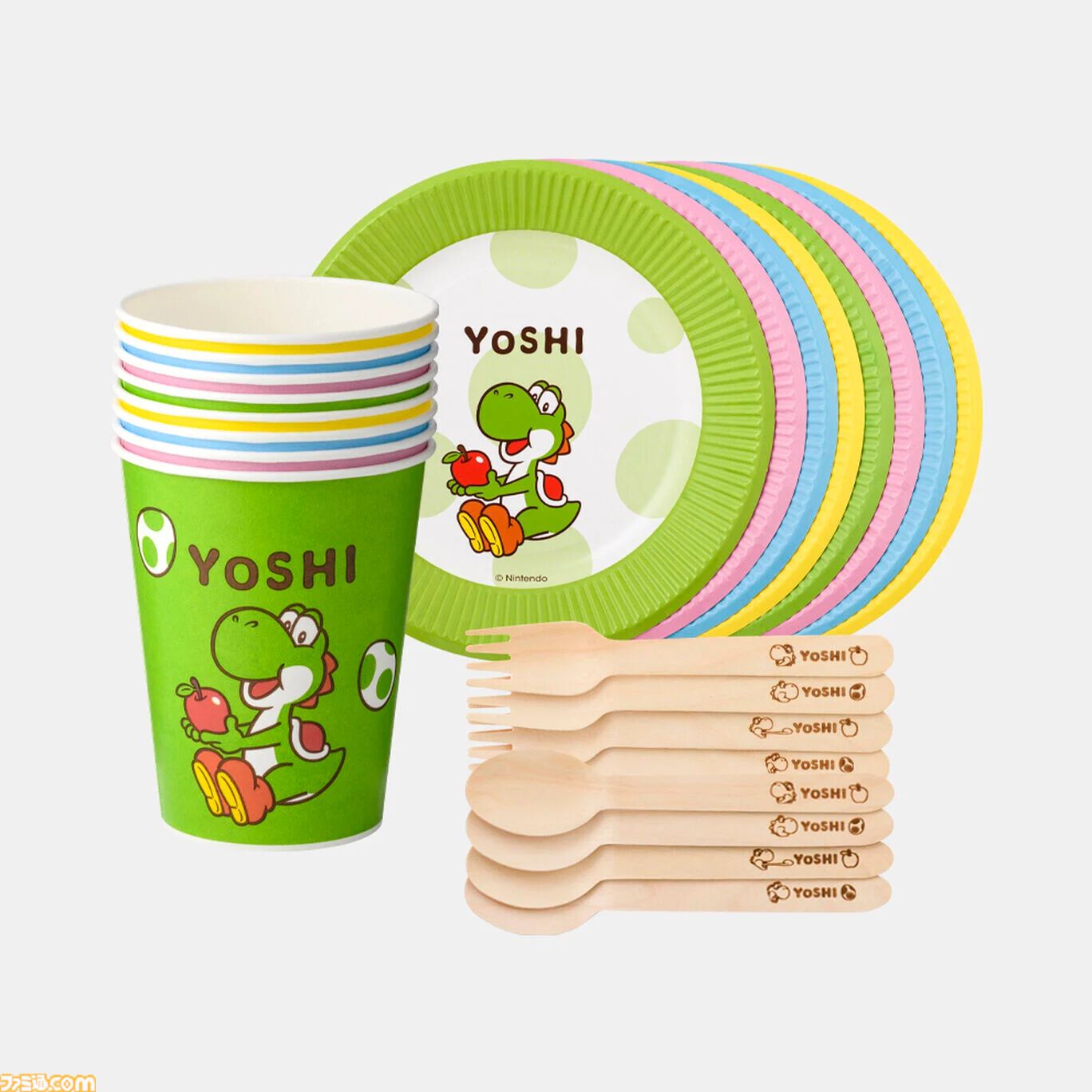 満腹になったヨッシーがかわいいトートバッグなど新商品がマイニンテンドーストアで発売。ヨッシーの保冷剤も同時発売。過去に発売されたタマゴ型キーケースもリニューアル