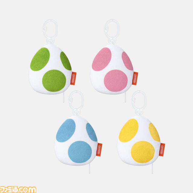 満腹になったヨッシーがかわいいトートバッグなど新商品がマイニンテンドーストアで発売。ヨッシーの保冷剤も同時発売。過去に発売されたタマゴ型キーケースもリニューアル