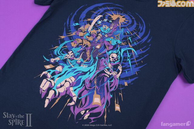 『Slay the Spire 2』5人のプレイアブルキャラがあしらわれたTシャツがクール。ステッカー、ピンバッジなど公式グッズ4点が販売開始