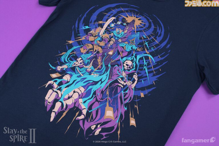 『Slay the Spire 2』5人のプレイアブルキャラがあしらわれたTシャツがクール。ステッカー、ピンバッジなど公式グッズ4点が販売開始
