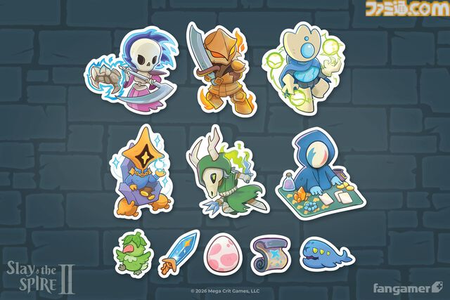 『Slay the Spire 2』5人のプレイアブルキャラがあしらわれたTシャツがクール。ステッカー、ピンバッジなど公式グッズ4点が販売開始