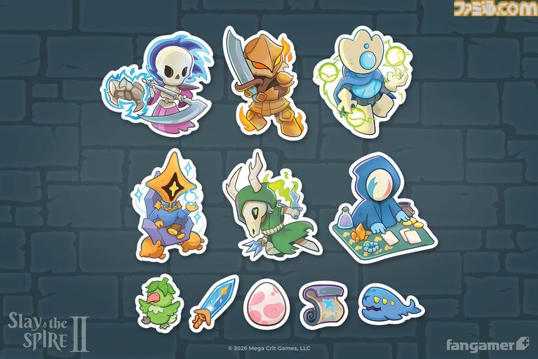 『Slay the Spire 2』5人のプレイアブルキャラがあしらわれたTシャツがクール。ステッカー、ピンバッジなど公式グッズ4点が販売開始