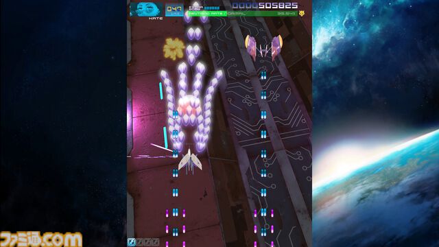 『サイヴァリア３』弾をギリギリで避けて自機を成長させていく弾幕シューティング。22年ぶりとなるナンバリング最新作が本日（5/21）発売