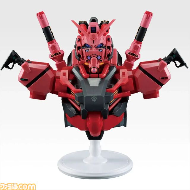 一番くじ“機動戦士ガンダム ジークアクス”が5/22より発売。白いガンダムやジフレドらの胸像に混ざってシャリア・ブルもフィギュア化。ラストワン賞は赤いガンダムの胸像に