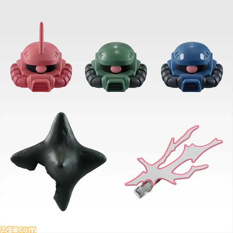 一番くじ“機動戦士ガンダム ジークアクス”が5/22より発売。白いガンダムやジフレドらの胸像に混ざってシャリア・ブルもフィギュア化。ラストワン賞は赤いガンダムの胸像に