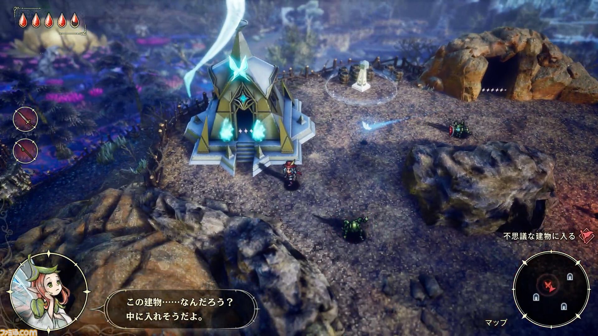 『冒険家エリオットの千年物語』妖精フェイは炎を纏う“チャッカ”、アイテムや蛮族を引き寄せる“キューイン”などの魔法で冒険をサポート。太古の“萌芽の時代”の概要も明らかに