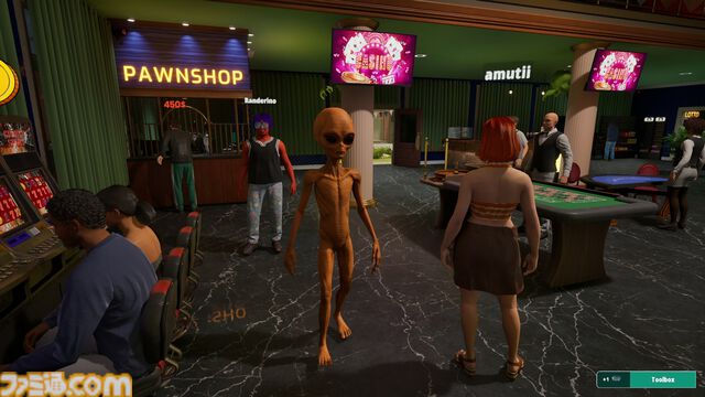 『ラスベガスシミュレーター』迷惑客やエイリアンを暴力で理解らせるカジノ経営シミュがSteamにて配信開始。最大4人で協力プレイが可能