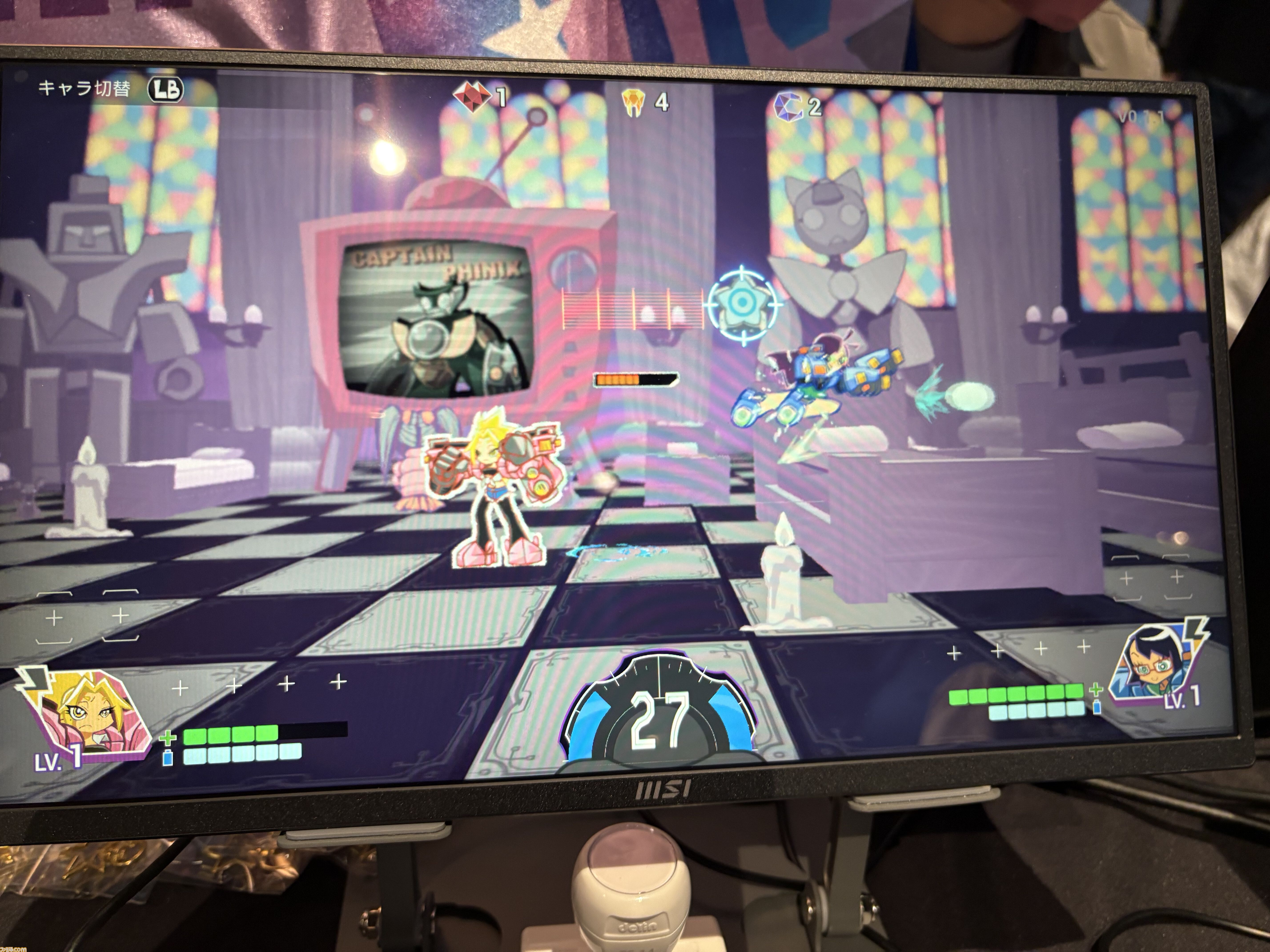 『夢閃少女』メカをまとった女子高生たちが夢の世界で大暴れ！　『パンスト』ライクな絵柄も魅力のふたりプレイ対応アクションローグライク【BitSummit2026】
