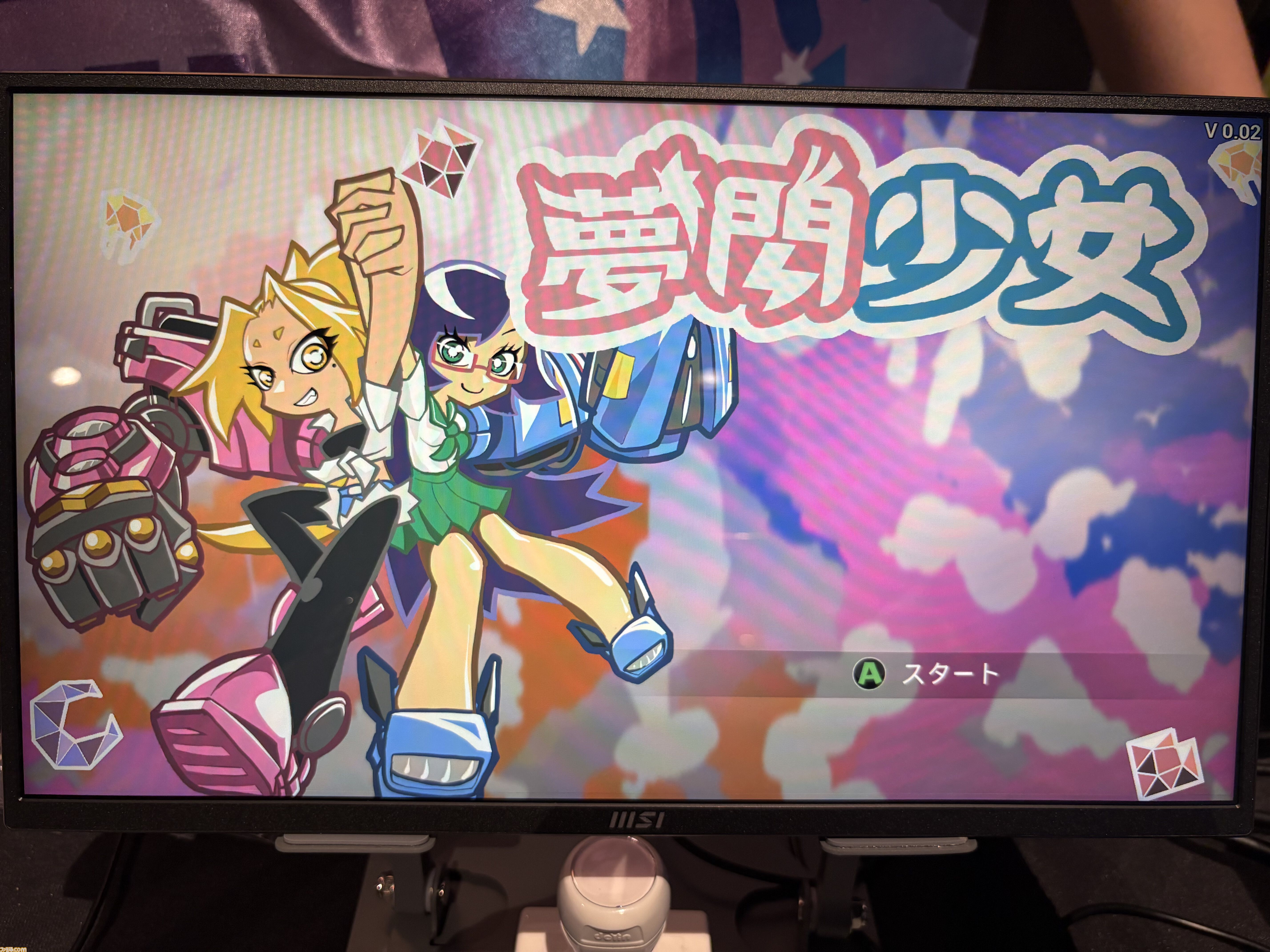 『夢閃少女』メカをまとった女子高生たちが夢の世界で大暴れ！　『パンスト』ライクな絵柄も魅力のふたりプレイ対応アクションローグライク【BitSummit2026】