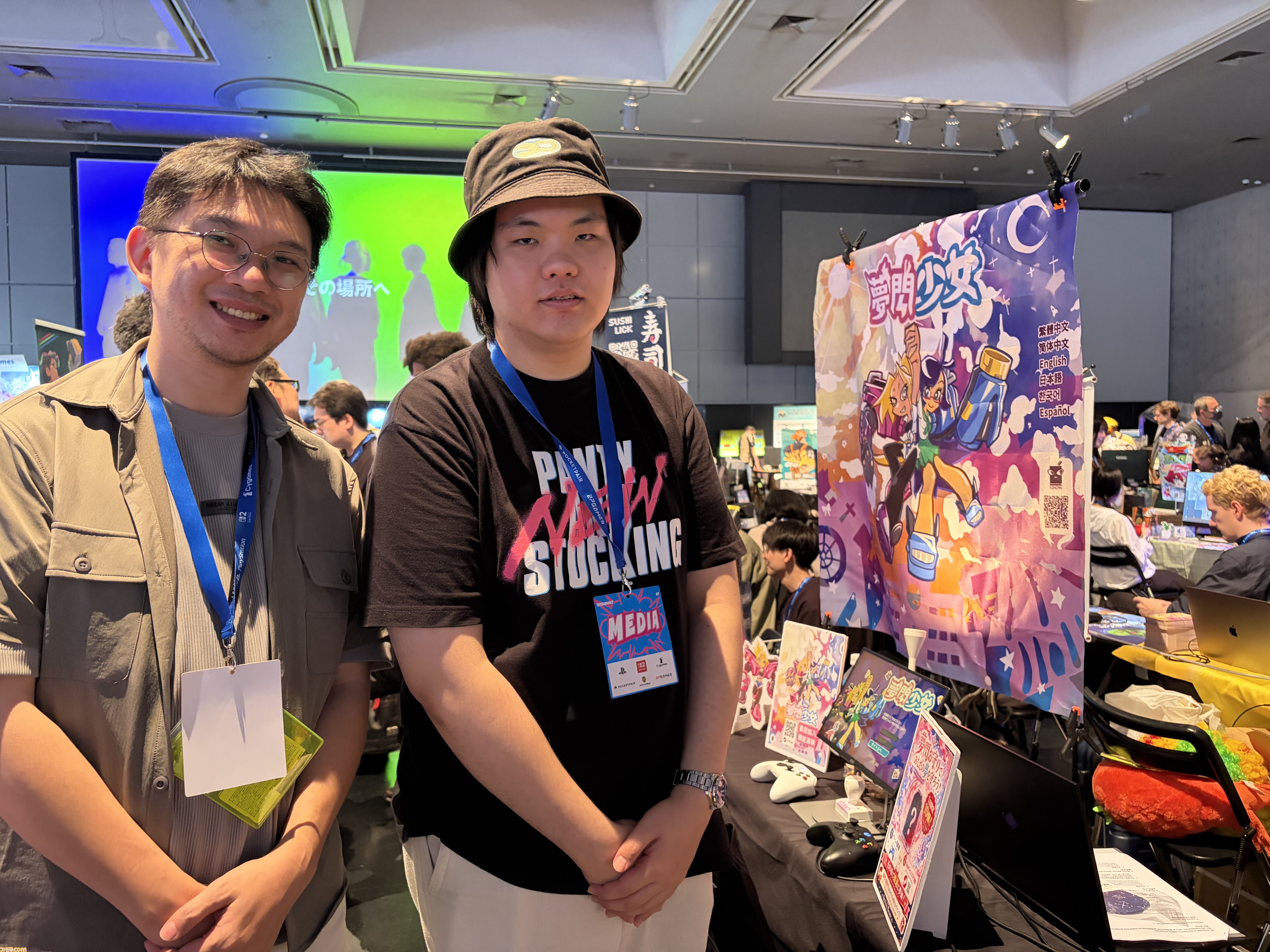 『夢閃少女』メカをまとった女子高生たちが夢の世界で大暴れ！　『パンスト』ライクな絵柄も魅力のふたりプレイ対応アクションローグライク【BitSummit2026】