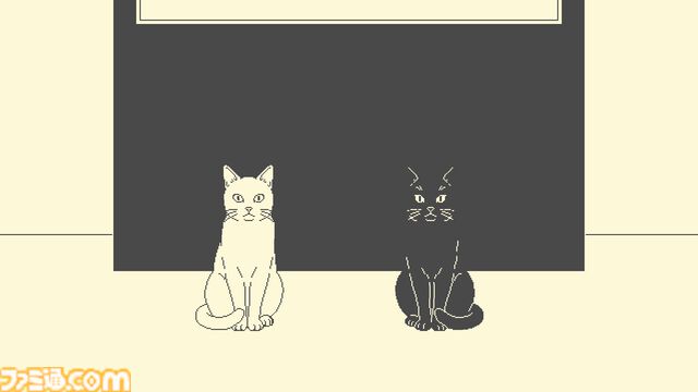 『halfmoon』死後案内所で働く少女たちの2D短編アドベンチャーが発売。白と黒のみのピクセルアートが独特な世界観を生む