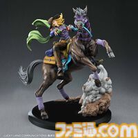 【ジョジョ第7部】アニメ『スティール・ボール・ラン』ジャイロ＆ヴァルキリーが立体化。荒野へ駆け出す瞬間を全高約310mmスケールで再現
