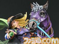 【ジョジョ第7部】アニメ『スティール・ボール・ラン』ジャイロ＆ヴァルキリーが立体化。荒野へ駆け出す瞬間を全高約310mmスケールで再現