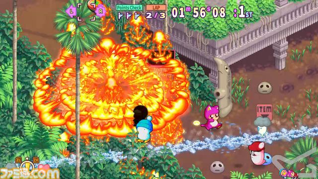 『はしれへべれけEX』サンソフト製レースゲームのリメイク版が9/3発売。サントラやスーファミ版のチラシが付属する限定版も登場