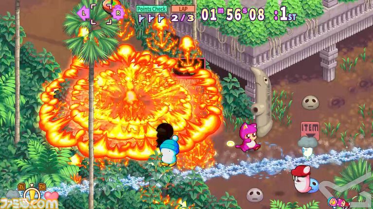 『はしれへべれけEX』サンソフト製レースゲームのリメイク版が9/3発売。サントラやスーファミ版のチラシが付属する限定版も登場