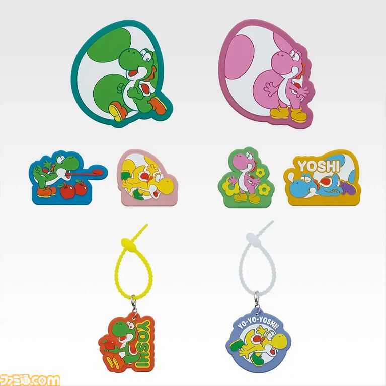 『スーパーマリオ』ヨッシーだらけの一番くじが本日(5/23)発売。りんごを抱えたお座りポーズ、スヤスヤ寝顔がかわいいぬいぐるみなどがラインアップ