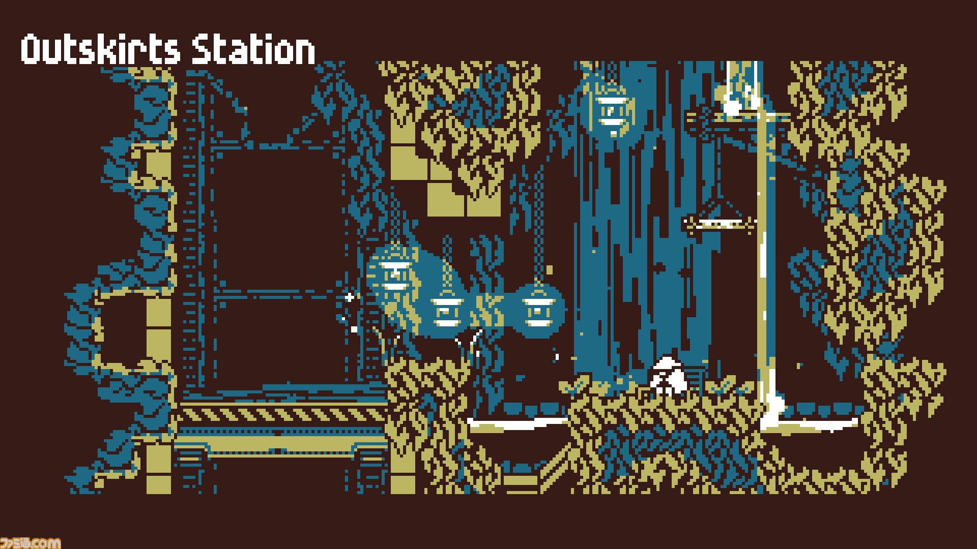 『Celeste』開発者の新作『City of None』は、画面に4色しか描画しないアートスタイルが“あの日遊んだ名作”を想起させる王道メトロイドヴァニア【BitSummit2026】