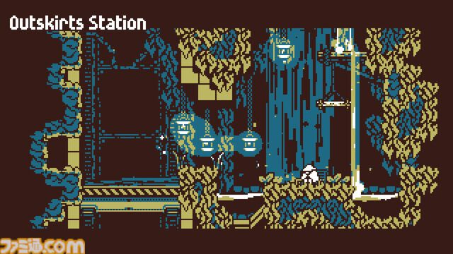 『Celeste』開発者の新作『City of None』は、画面に4色しか描画しないアートスタイルが“あの日遊んだ名作”を想起させる王道メトロイドヴァニア【BitSummit2026】