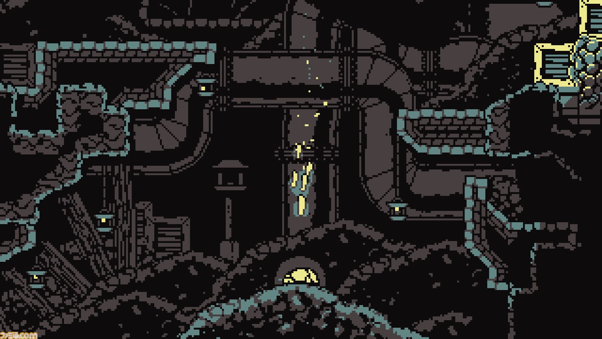 『Celeste』開発者の新作『City of None』は、画面に4色しか描画しないアートスタイルが“あの日遊んだ名作”を想起させる王道メトロイドヴァニア【BitSummit2026】