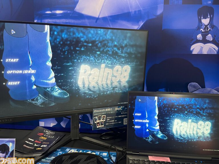 『Rain98』90年代末期と現代、通底する“暗い終末観”をつなぐ物語に想いを託す。ルーズソックスへのフェティシズムを添えて【BitSummit2026】