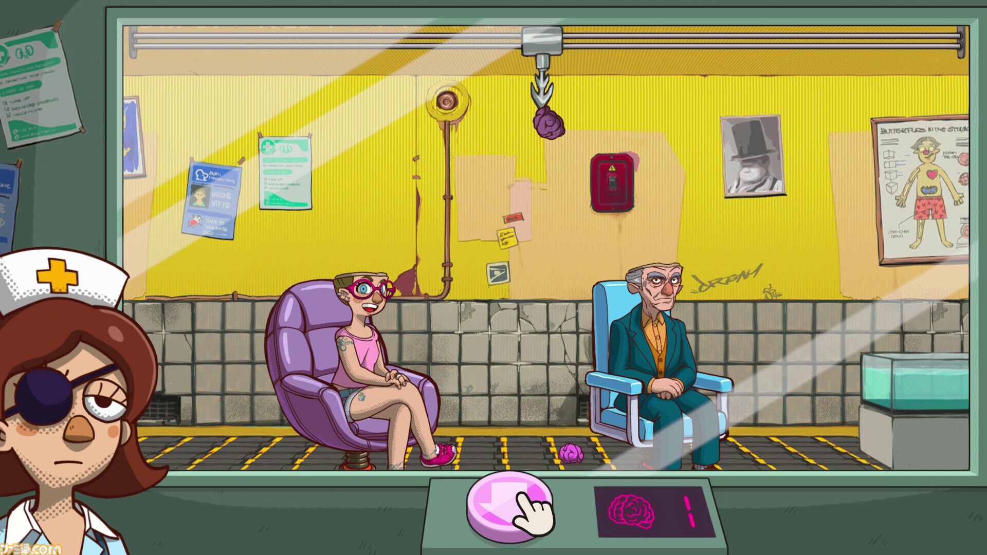 『Dr. Oops!』無免許医となって病名を即興診断！ 心臓マッサージリズムゲー厶に脳交換クレーンゲームなど、闇医者っぷりもゲームの作り込みもヤバい【BitSummit2026】