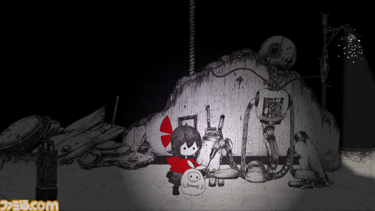 『HINO』絵師やたら氏のボールペンで描いた絵をゲームにしたい!という熱意から始まったアクションゲーム。すべて手描きとなる1枚1枚の絵の分量がとにかくハンパない【BitSummit2026】