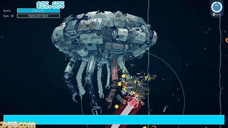『DEBRISVERSE』宇宙デブリを粉砕して借金返済しながら巨大企業の陰謀を暴くSFインクリメンタルゲーム。体験版に開始0秒で到達可能な特殊エンディングが実装
