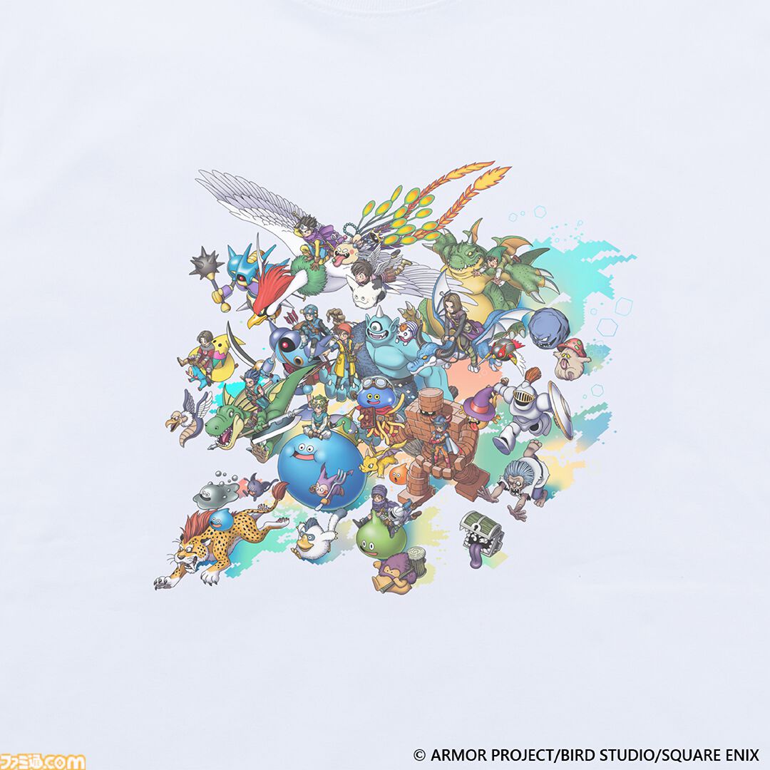 『ドラクエ』40周年記念展では初代『ドラクエ』の開発資料や原画、楽譜を展示！ おどるほうせき巾着に入ったキャンディやゴーレム立体Tシャツなどオリジナルグッズも