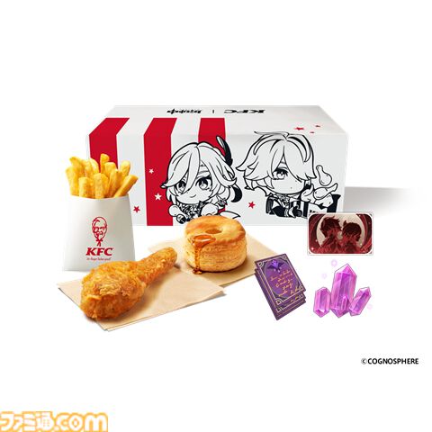 【原神×KFC】コラボパックが6月10より販売開始。アルハイゼンとカーヴェが描かれた特別デザインに注目。限定タペストリーが当たるキャンペーンも実施
