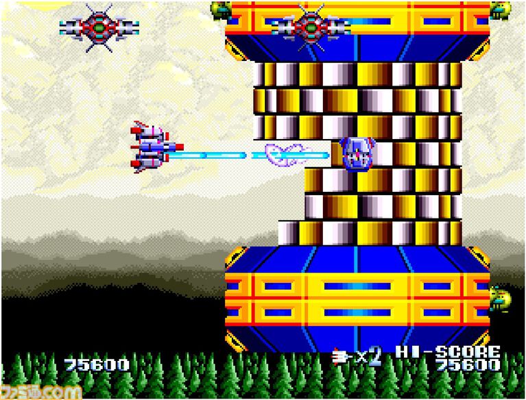 【アケアカ2】『戦え!ビッグファイター』が5月28日配信決定。戦闘機とロボットを切り替えて戦うシューティング。ボタン配置変更や連射設定など便利機能を搭載