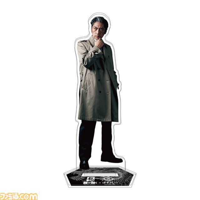 『龍が如く』×『日本統一』コラボ実写ドラマのグッズが発売決定。本宮泰風（桐生一馬）、山口祥行（真島吾朗）たち4人のアクスタ、缶バッジなどがセガストアオンラインにて受注開始