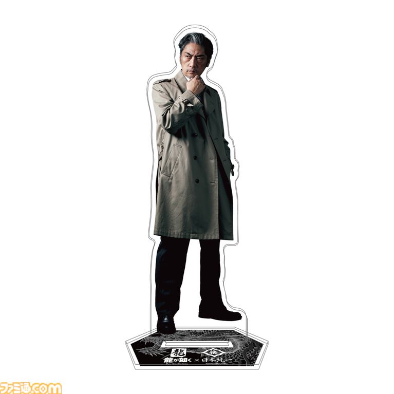『龍が如く』×『日本統一』コラボ実写ドラマのグッズが発売決定。本宮泰風（桐生一馬）、山口祥行（真島吾朗）たち4人のアクスタ、缶バッジなどがセガストアオンラインにて受注開始