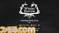 故郷をなくしたネズミが冬を生き抜くサバイバルゲーム『Winter Burrow』が発表。2025年前半発売で、Game Passにも対応【Xbox Games Showcase】