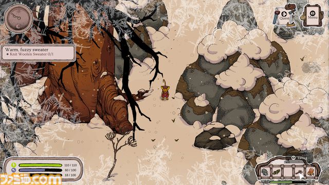 故郷をなくしたネズミが冬を生き抜くサバイバルゲーム『Winter Burrow』が発表。2025年前半発売で、Game Passにも対応【Xbox Games Showcase】