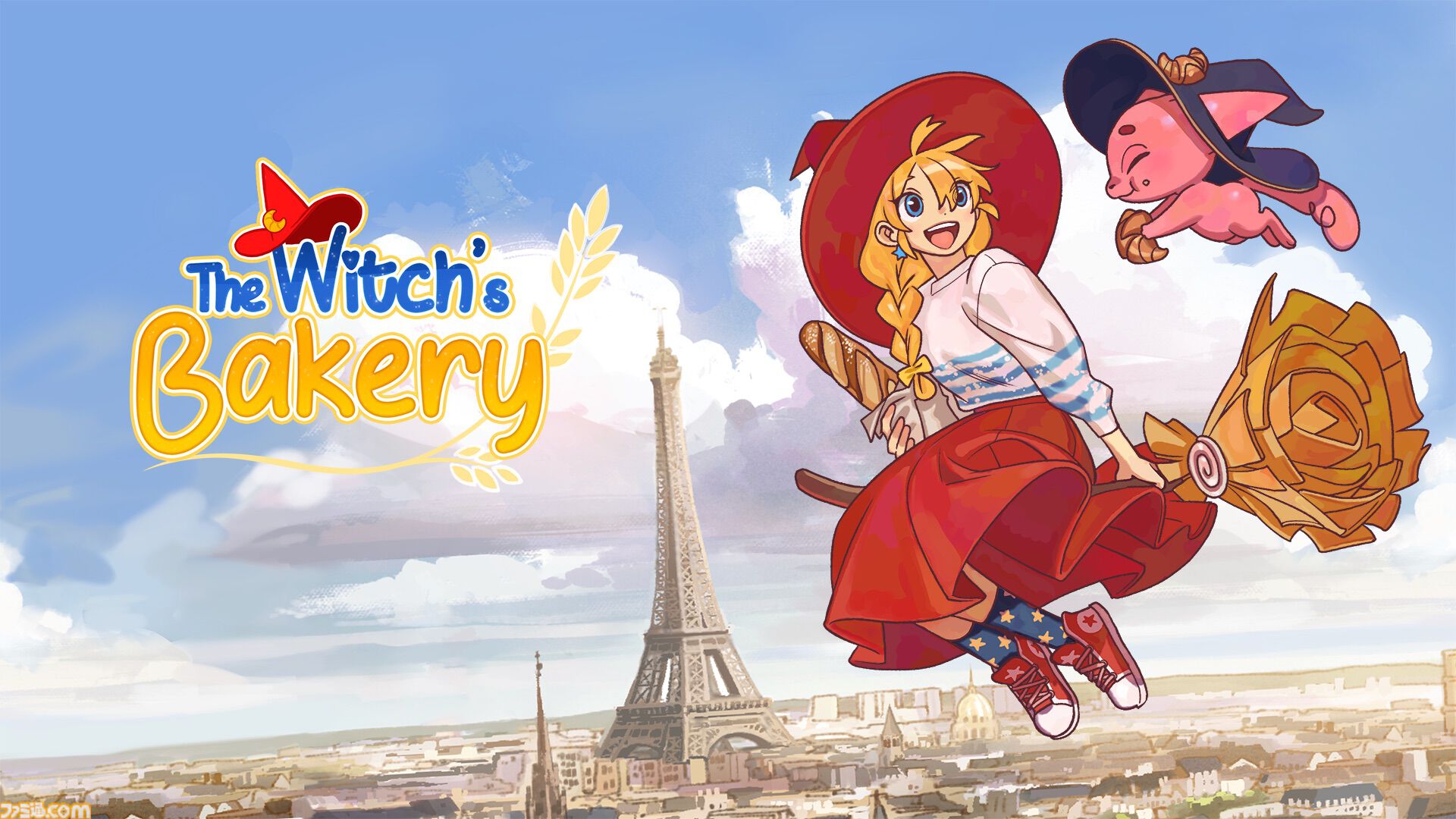 『The Witch's Bakery』パリで“魔法のパン屋さん”を経営するほのぼのアドベンチャーが8月発売。ジブリ作曲家が幻想的で優美な楽曲を提供