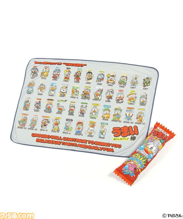 うまい棒、キャベツ太郎のブランケットインクッションが登場。ニコアンドがやおきんとコラボしたオシャレアイテムを6月5日発売