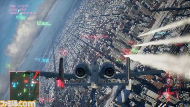『エースコンバット8』レビュー。陸上戦艦がビルをなぎ倒す様子はもはや怪獣映画。雲海での空戦で“深化”を確実に体感。トンネルくぐりも確認できた体験会リポート