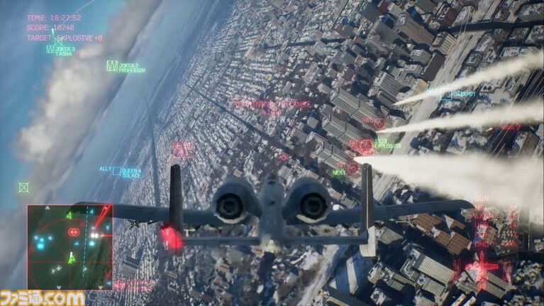 『エースコンバット8』レビュー。陸上戦艦がビルをなぎ倒す様子はもはや怪獣映画。雲海での空戦で“深化”を確実に体感。トンネルくぐりも確認できた体験会リポート