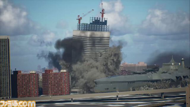 『エースコンバット8』レビュー。陸上戦艦がビルをなぎ倒す様子はもはや怪獣映画。雲海での空戦で“深化”を確実に体感。トンネルくぐりも確認できた体験会リポート