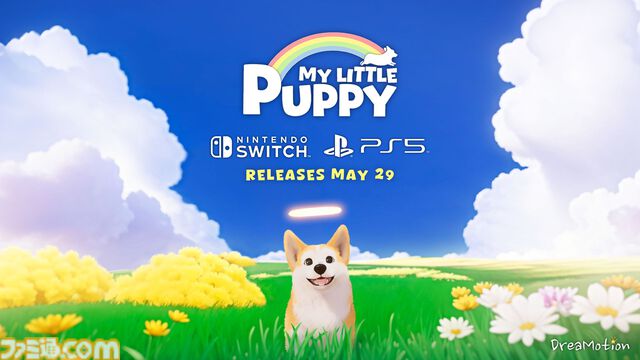 『My Little Puppy』コーギーが天国で飼い主と再会するアドベンチャー、Switch/PS5のDL版が発売。恐竜コスチュームやスカーフなど限定特典アイテムを収録