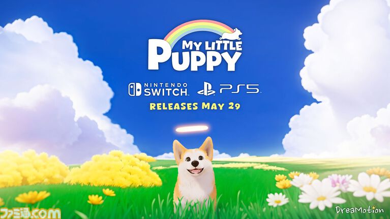 『My Little Puppy』コーギーが天国で飼い主と再会するアドベンチャー、Switch/PS5のDL版が発売。恐竜コスチュームやスカーフなど限定特典アイテムを収録