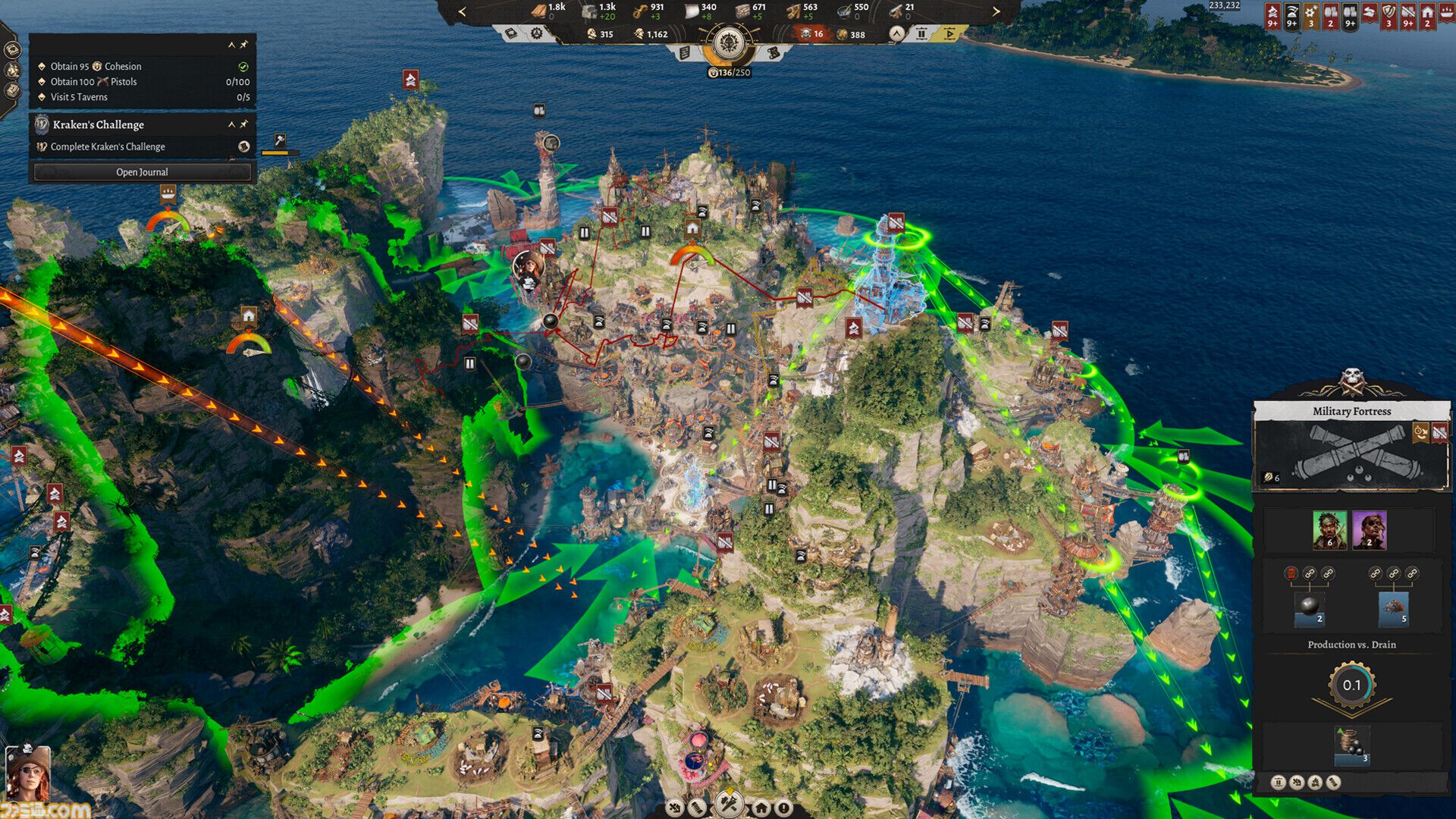 『Corsair Cove コルセア・コーヴ』“海賊のアジト”建設・街づくりシミュレーションが7月31日発売。大海原への冒険でさらなる拡充も