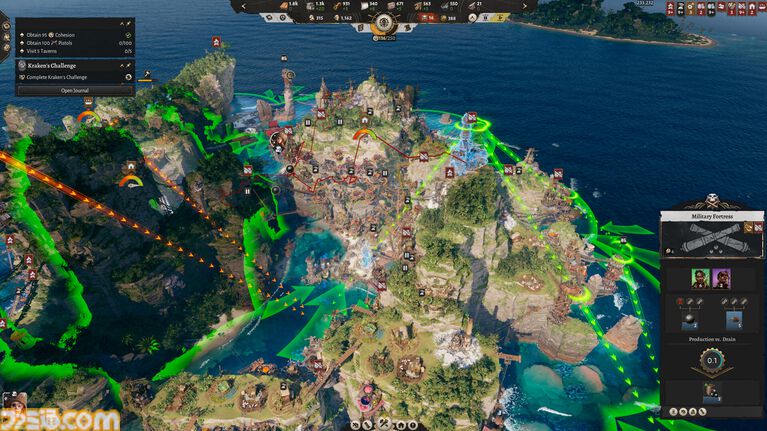 『Corsair Cove コルセア・コーヴ』“海賊のアジト”建設・街づくりシミュレーションが7月31日発売。大海原への冒険でさらなる拡充も