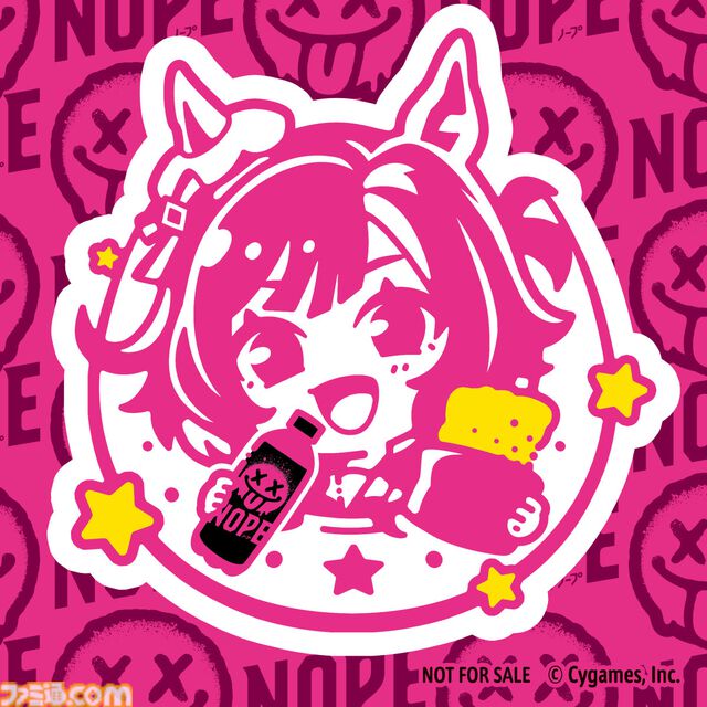 『ウマ娘』ファミマキャンペーンが明日（6/2）スタート。NOPE購入でカレンチャン、トランセンド、キセキ、ルーラーシップの限定ステッカーもらえる