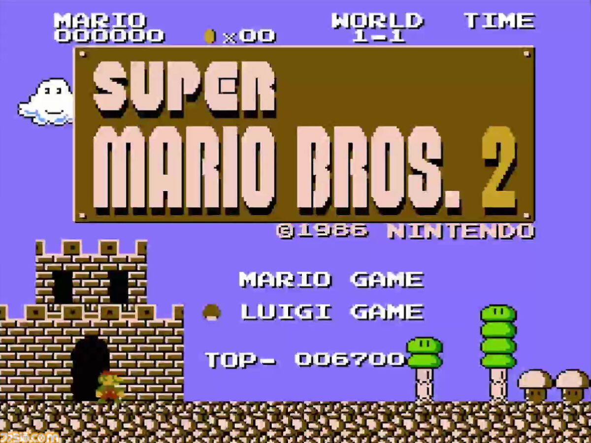 スーパーマリオブラザーズ2』40周年。毒キノコに逆ワープ。クリアー