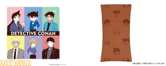 『名探偵コナン』コラボメガネがZoffで予約開始。江戸川コナン、服部平次、安室透ら6人がモチーフ。犯人が現れるメガネケースなども販売