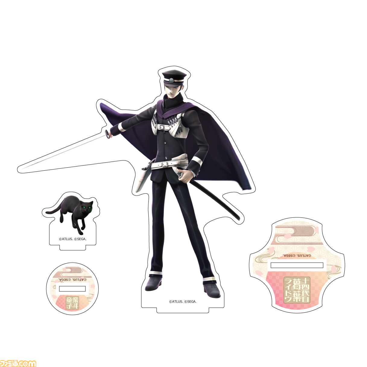 【ライドウ リマスター】ゴウトの自立式ぬいぐるみ、ライドウ＆雷堂の描きおろしグッズ発表。1周年記念のポップアップストア開催