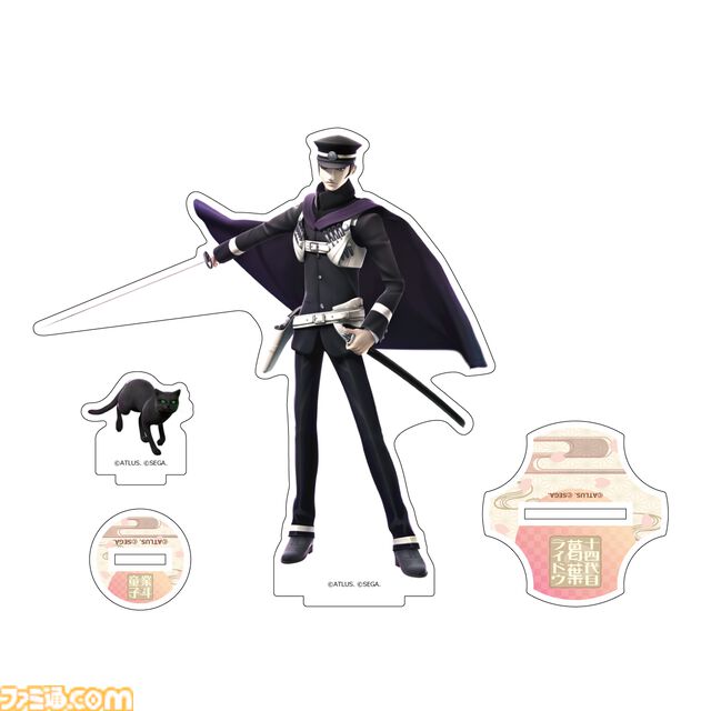 【ライドウ リマスター】ゴウトの自立式ぬいぐるみ、ライドウ＆雷堂の描きおろしグッズ発表。1周年記念のポップアップストア開催
