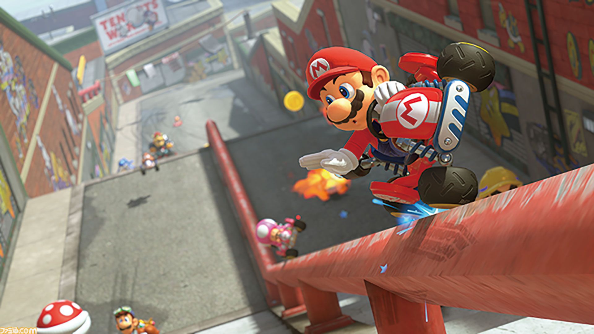画像ページ (5/7) 『マリオカート ワールド』1周年。草原や街、海